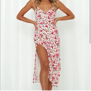 Hello Molly Sweet Seedlings floral midi dress - US size 6, NWT